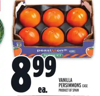 Metro Vanilla persimmons offer