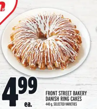 Metro Front street bakery danish ring cakes offer