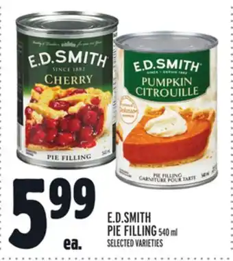 Metro E.d.smith pie filling offer
