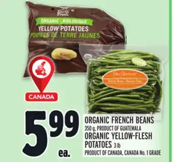 Metro Organic french beans offer
