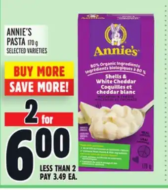Metro Annie's pasta offer