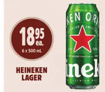 Metro Heineken lager offer
