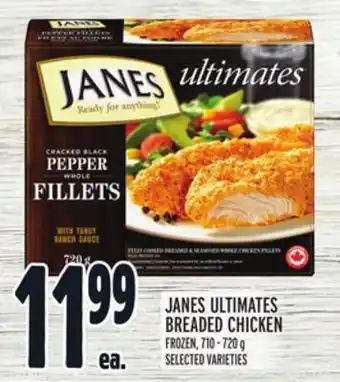 Metro Janes ultimates breaded chicken offer