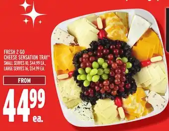 Metro Fresh 2 go cheese sensation tray offer