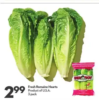 Longo's Fresh romaine hearts offer