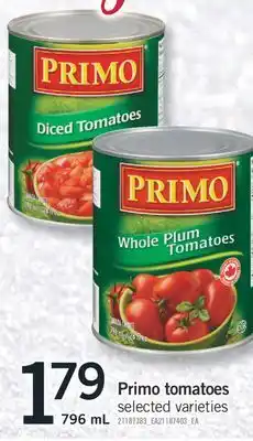 Fortinos Primo tomatoes offer