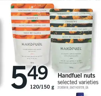 Fortinos Handfuel handfuel nuts 120/150 g offer