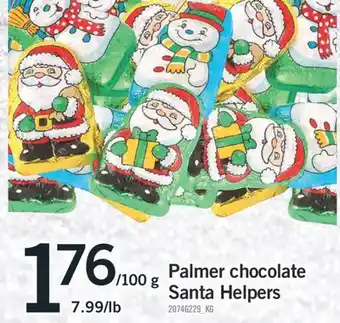 Fortinos Palmer chocolate santa helpers offer