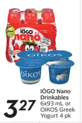 Sobeys Nano drinkables offer