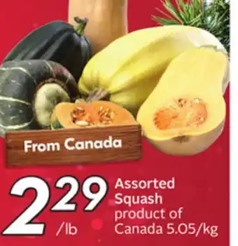 Sobeys Assorted squash offer