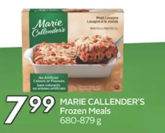 Sobeys Frozen meals offer