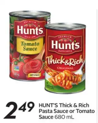 Sobeys Thick & rich pasta sauce or tomato sauce offer