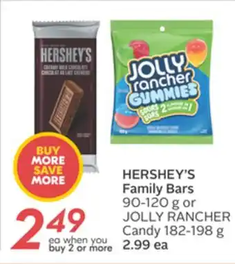 Sobeys Hershey's family bars offer