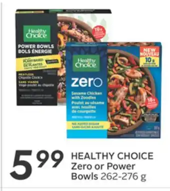 Sobeys Zero or power bowls offer