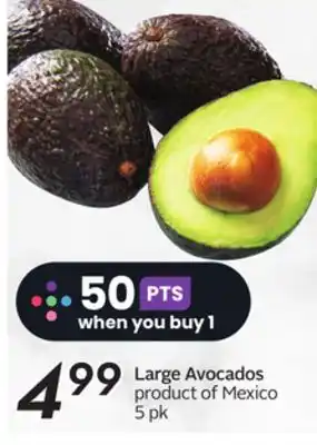 Sobeys Large avocados offer