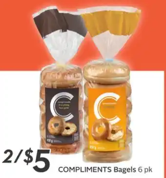 Sobeys Compliments bagels offer
