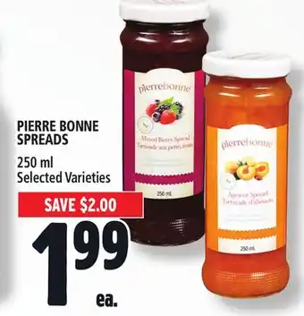 Metro Pierre bonne spreads offer
