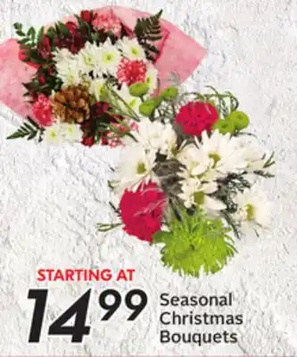 Sobeys Seasonal christmas bouquets offer
