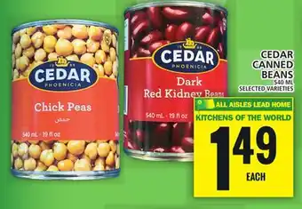 Food Basics Cedar canned beans offer