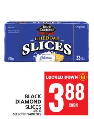 Food Basics Black  diamond slices offer