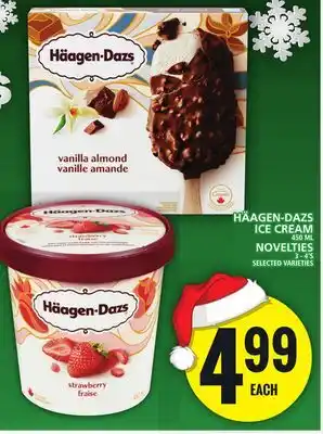 Food Basics Häagen-dazs ice cream novelties offer