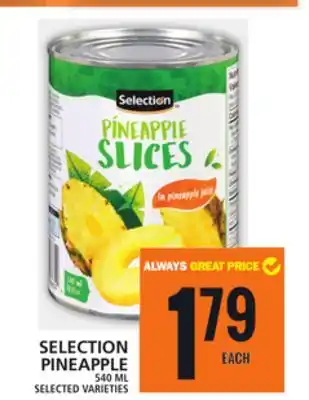 Food Basics Selection pineapple offer