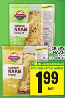 Food Basics Crispy naan offer