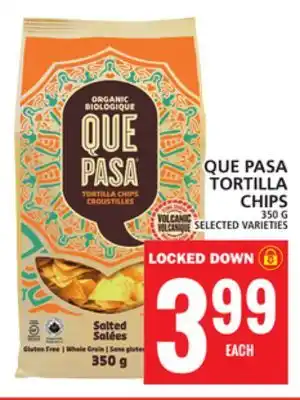 Food Basics Que pasa tortilla chips offer