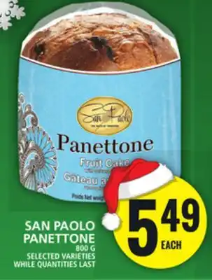 Food Basics San paolo panettone offer