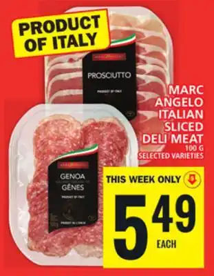 Food Basics Marc angelo italian sliced deli meat offer