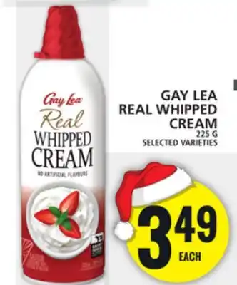 Food Basics Gay lea real whipped cream offer