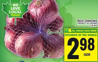 Food Basics Red onions offer
