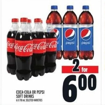 Metro Coca-Cola or Pepsi Soft Drinks offer