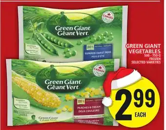 Food Basics Green giant vegetables offer