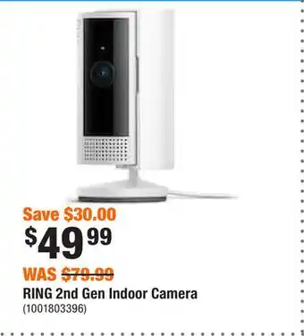 Home Depot Ring 2nd gen indoor camera offer