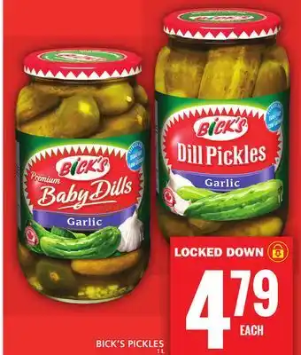 Food Basics Bick's pickles offer