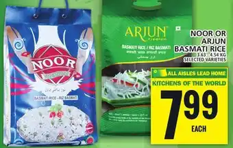 Food Basics Noor or arjun basmati rice offer