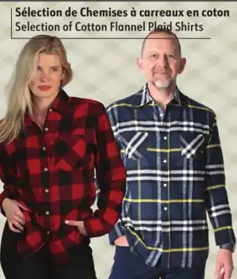 Sushi Shop Selection of cotton flannel plaid shirts offer