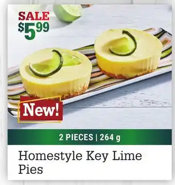 M & M Food Market Homestyle key lime pies offer