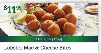 M & M Food Market Lobster mac & cheese bites offer