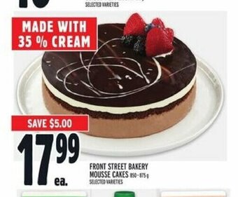 Metro Front Street Bakery Mousse Cakes offer