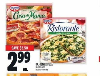 Metro Dr. Oetker Pizza offer