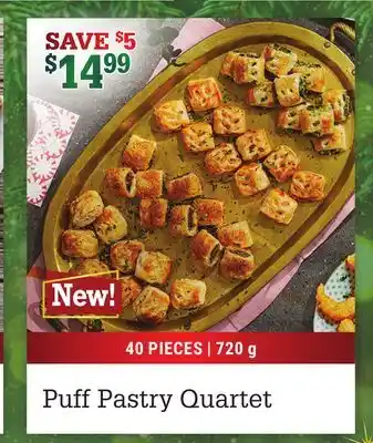 M & M Food Market Puff pastry quartet offer