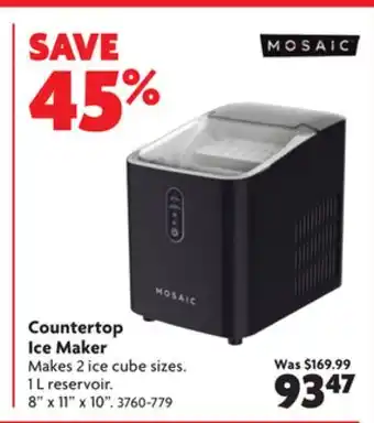 Home Hardware Countertop ice maker offer