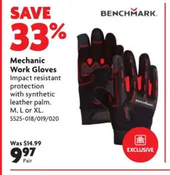 Home Hardware Mechanic work gloves offer