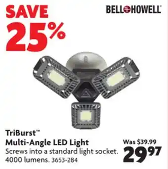 Home Hardware Triburst multi-angle led light offer