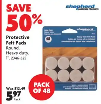 Home Hardware Protective felt pads offer