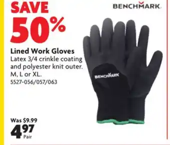 Home Hardware Lined work gloves offer