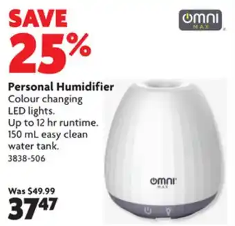 Home Hardware Personal humidifier offer