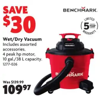 Home Hardware Wet/dry vacuum offer